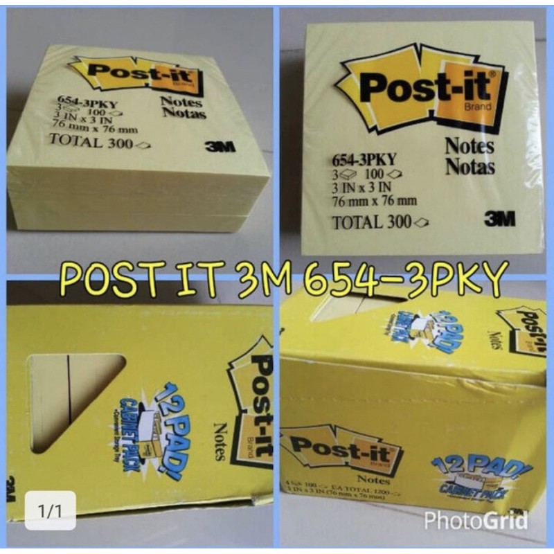 

Post It 3M 654-3pky