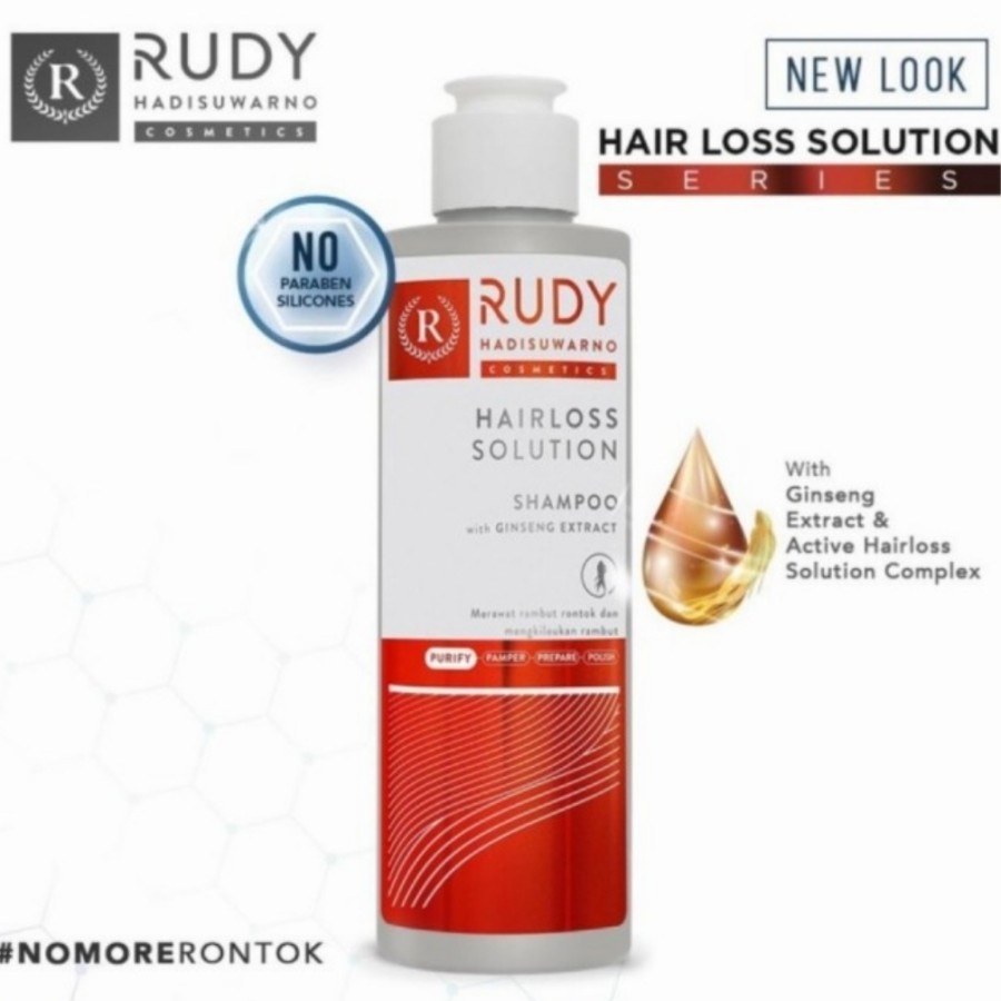 Rudy Hadisuwarno HAIRLOSS SHAMPOO / CONDISIONER RAMBUT RONTOK