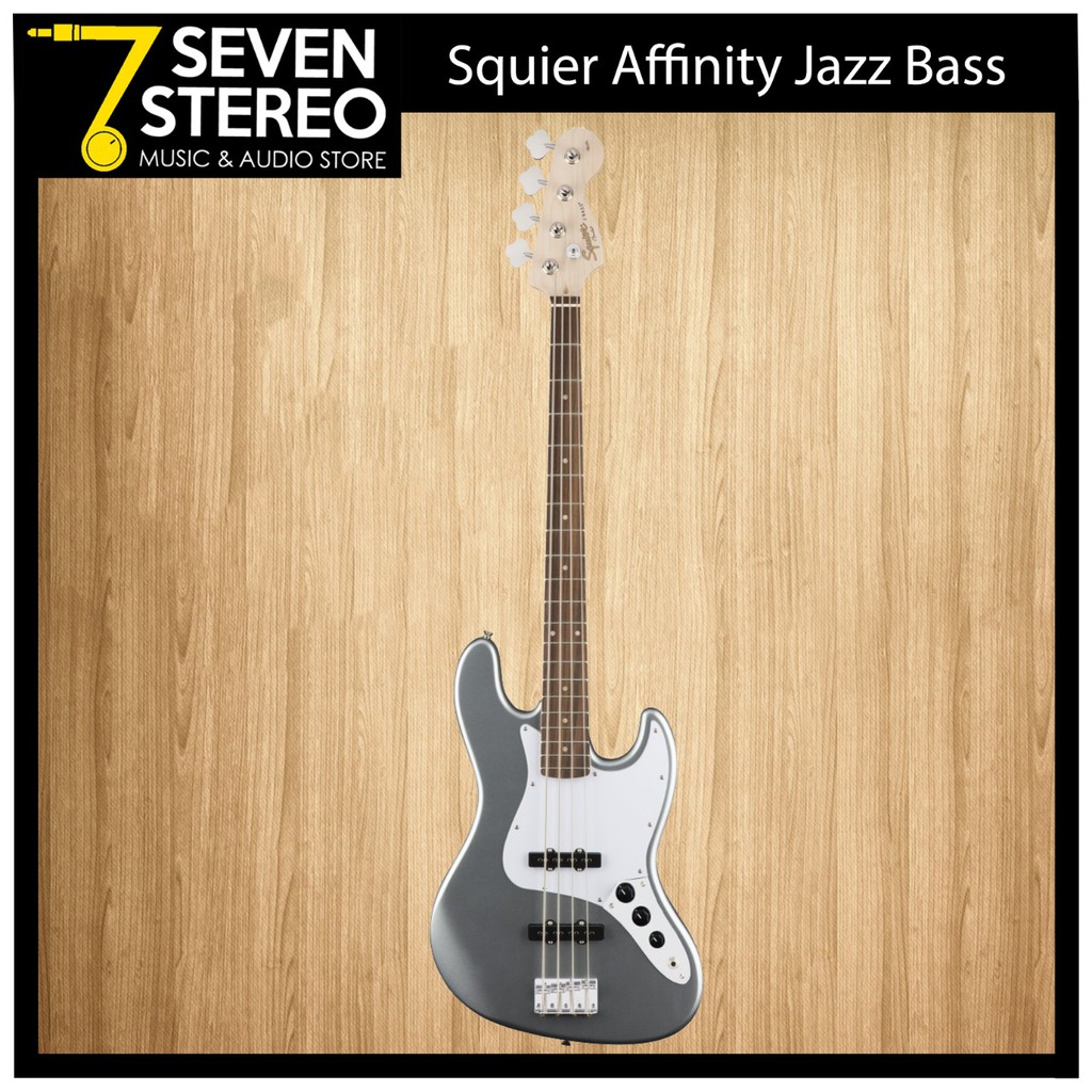 Squier Affinity Jazz Bass Slick Silver