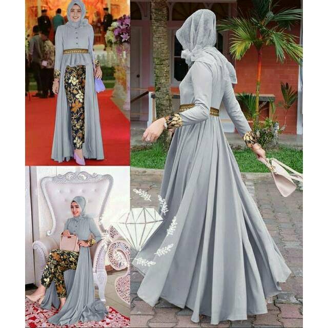 SET CELANA MAFAZA, BATIK BALOTELI, GAMIS HIJAB MUSLIM, DRESS