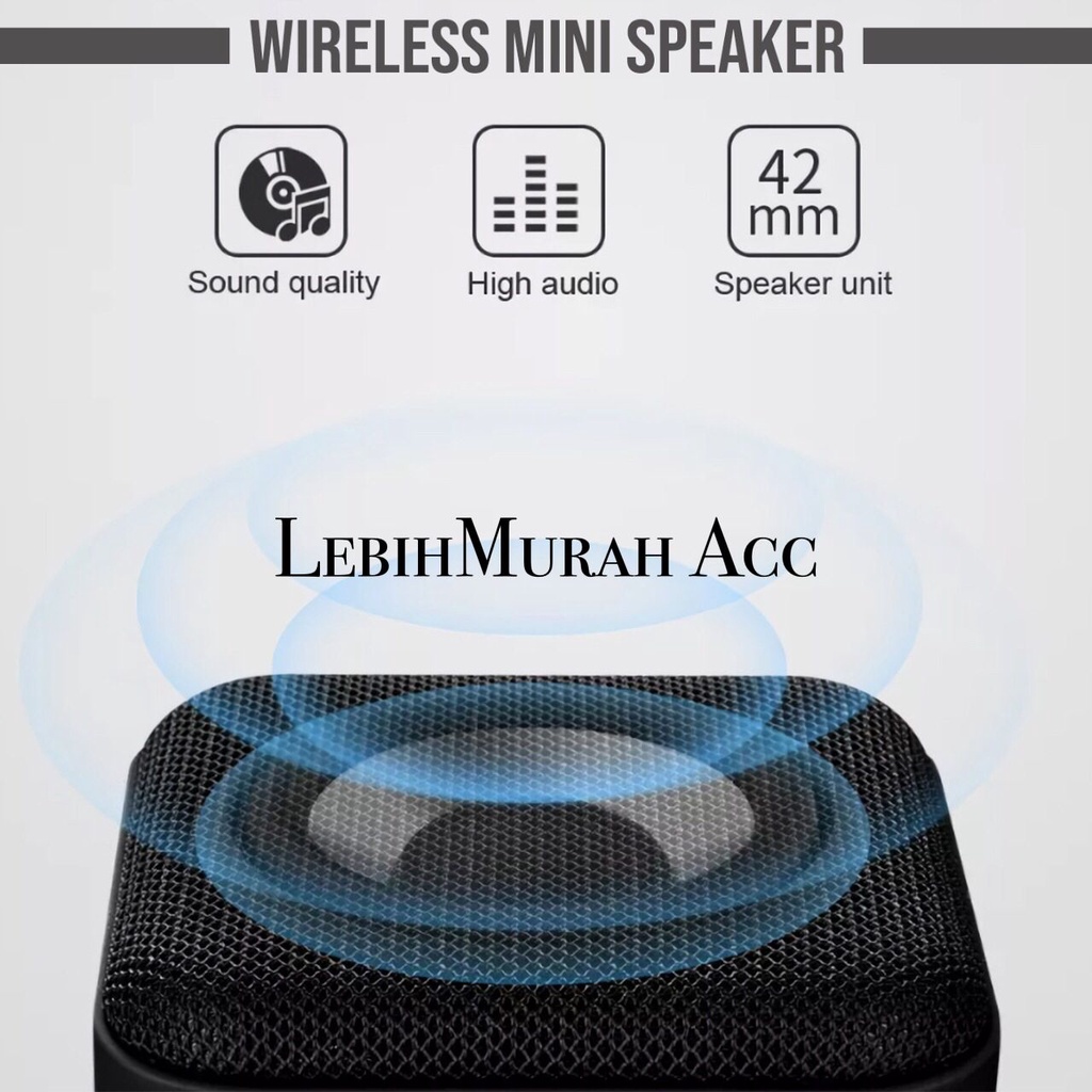 MINI Speaker Bluetooth JBL T5 Wireless Portable T5A  Speaker Aktif Belakang Subwofer