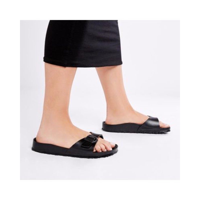 11.11    TERMURAH Sandal Selop Wanita Sendal Cewek Pantai Ringan Anti Air Murah Eva Madrid Slip On Strap 1 508