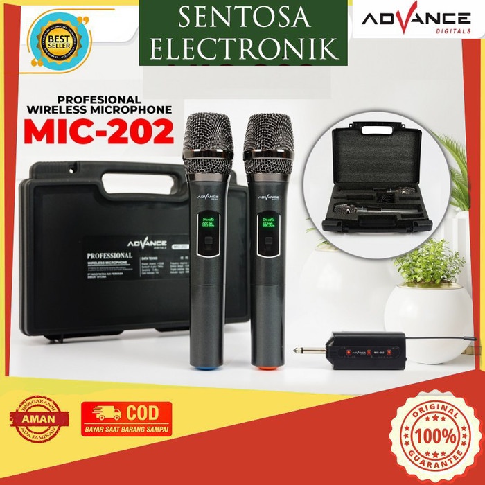 Advance Mic-202 Profesional Wireless Microphone Mic 202