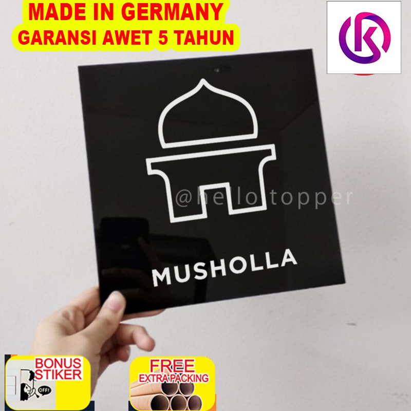 

Murah Sign Board | Musholla Modern Akrilik 20x20 Printed