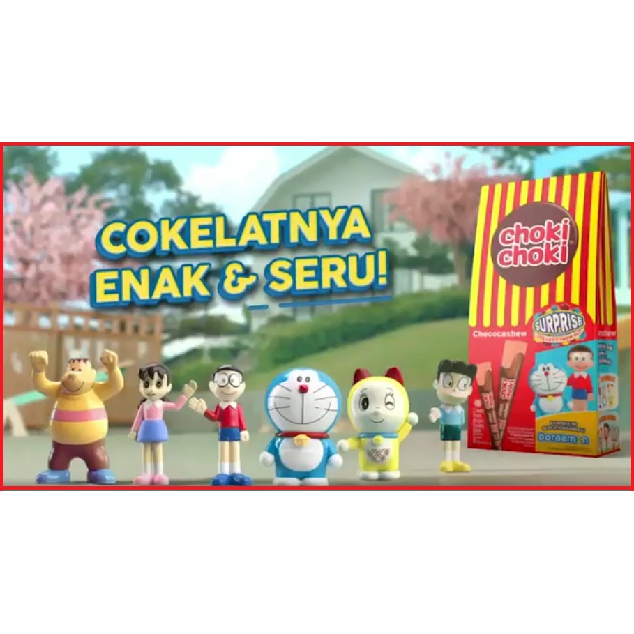 Coklat Pasta Choki-choki Doraemon Surprise 1 pack isi 5 pcs