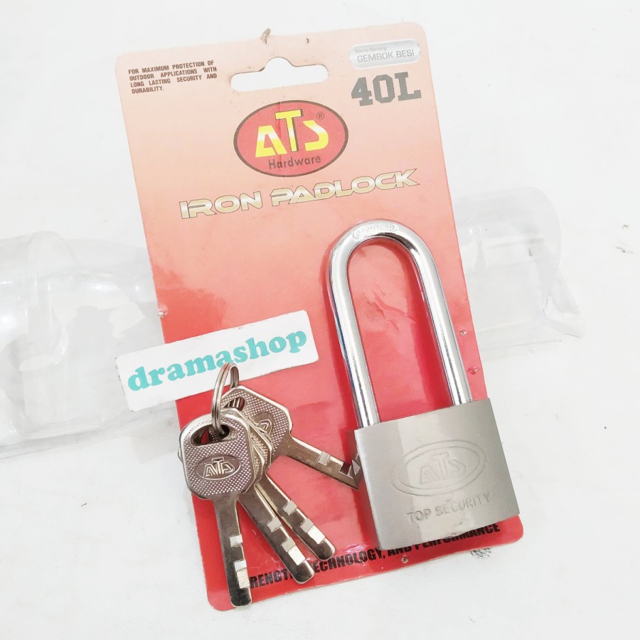 Gembok Besi ATS 40mm Panjang Iron Padlock 40 mm L