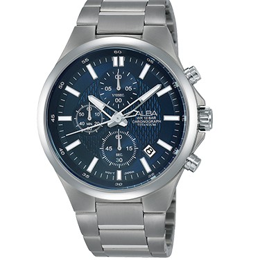 Alba AM3523X1 - Chronograph - Titanium - Jam Tangan Pria