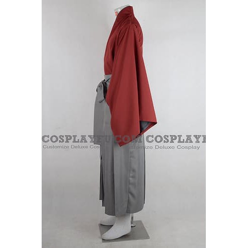 【QTakasi】YUKATA KIMONO HAKAMA TRADISIONAL JEPANG COSPLAY KENSHIN SAMURAI X ALL SIZE