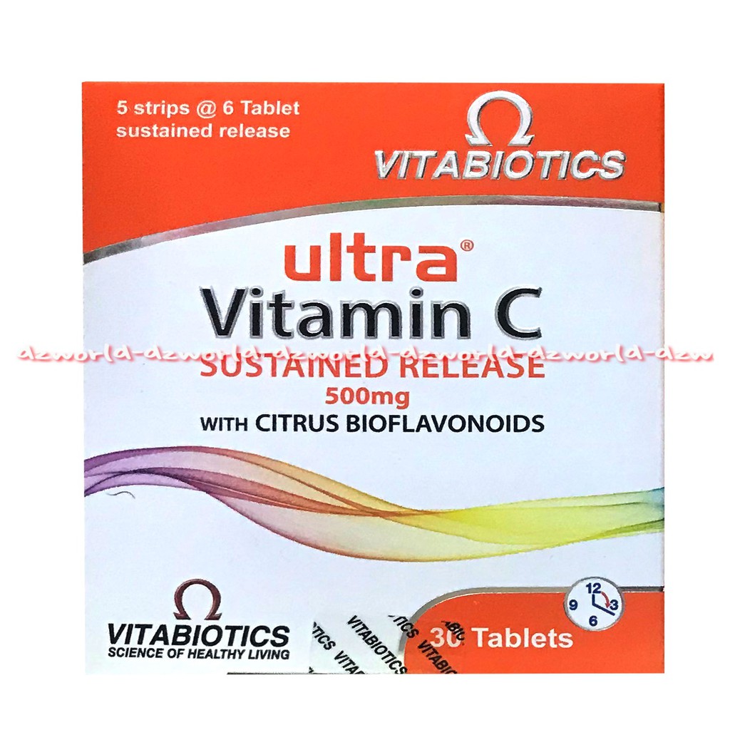 Vitabiotics Ultra Vitamin C Sustainded 30tablets Vit. C Vitamin C Untuk Meningkatkan Imun Daya Tahan Tubuh Vita Biotics