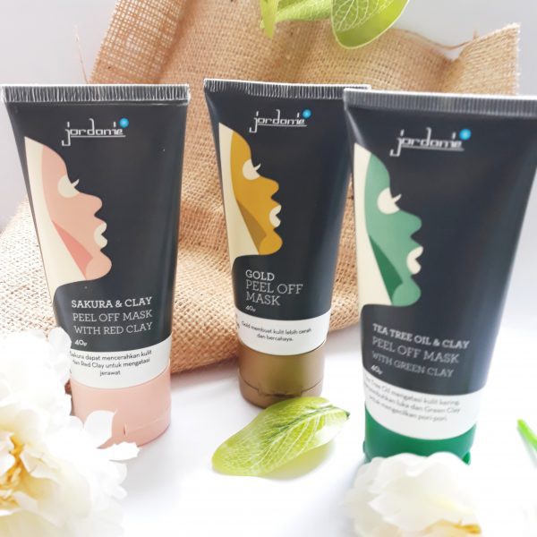 Jordanie Peel Off Mask Tube (Tea Tree/Gold/Sakura/Green Tea/Dead Sea/Chorcoal)(40gr/80gr)