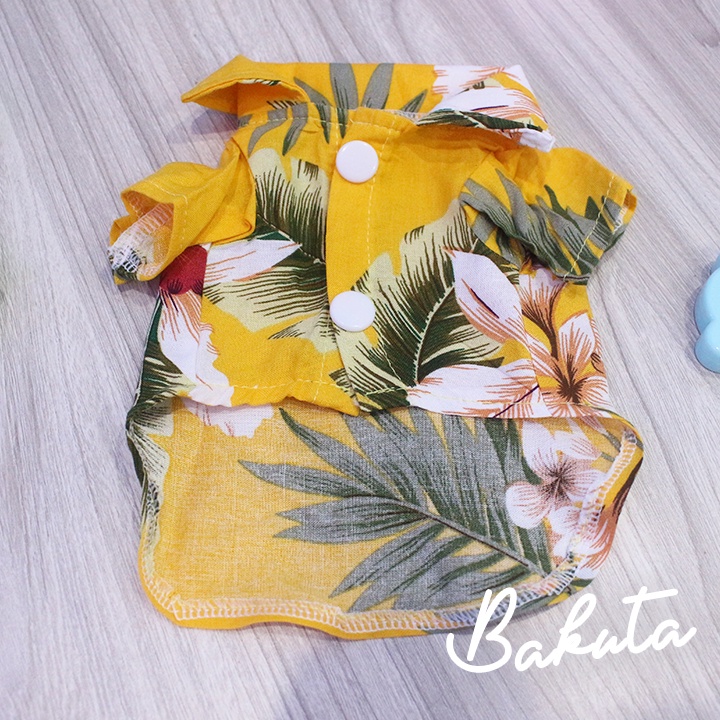 Kemeja pantai Terlaris baju kucing tangerang untuk kucing dan anjing / baju kucing murah size S M L XL