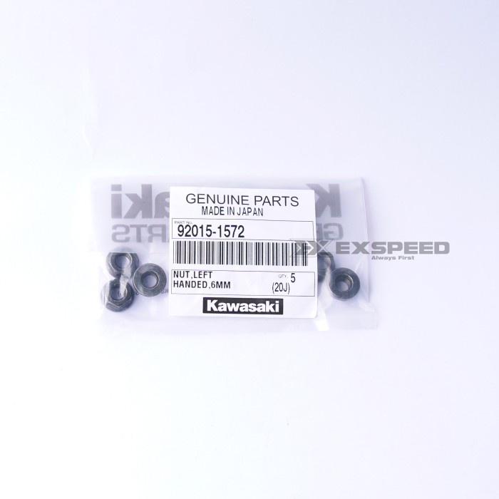 NUT LEFT HANDED 6MM 92015 1572