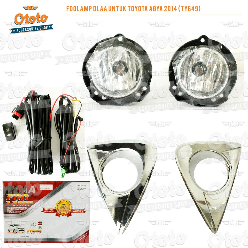 Foglamp DLAA Untuk Toyota Agya 2014 (TY649)