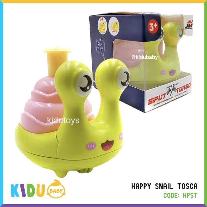 Mainan Anak Siput Turbo Berjalan Happy Snail Kidu Baby