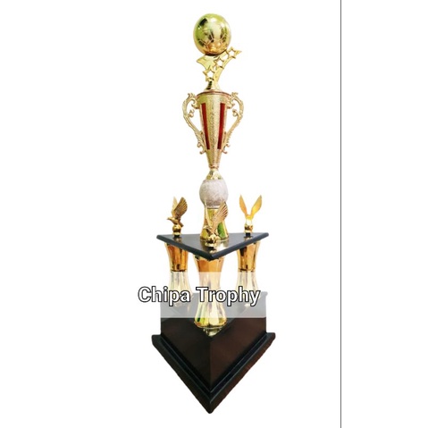 PIALA KAKI 3 MARMER GARIS