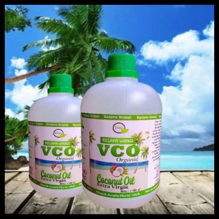 

DISKON TERBATAS !!! MINYAK VCO 1 LITER KELAPA WANGI TERLARIS