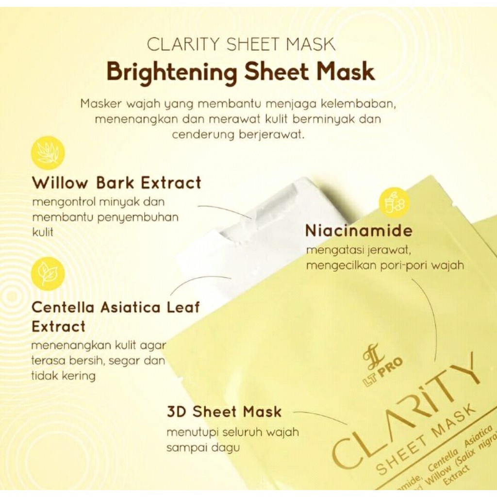 LT PRO Clarity Sheet Mask