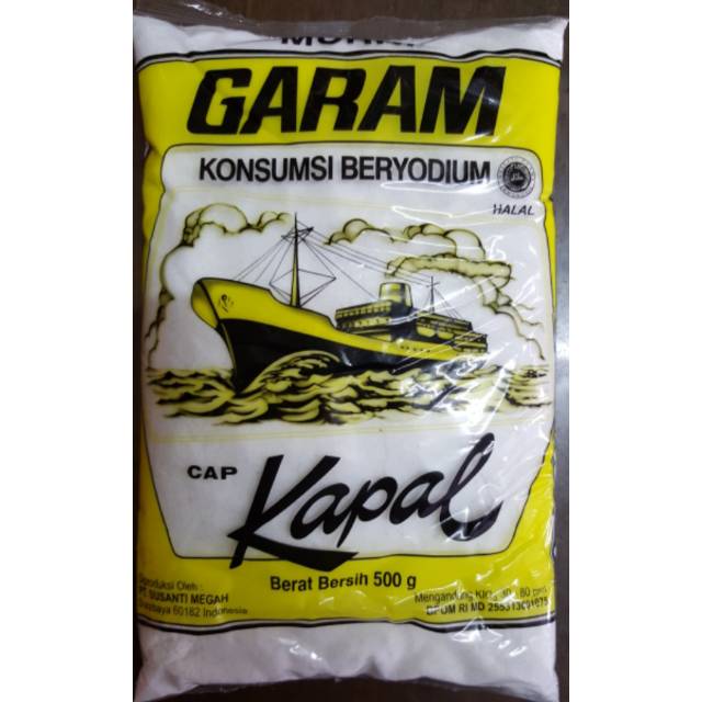 

Garam Cap Kapal 500gr