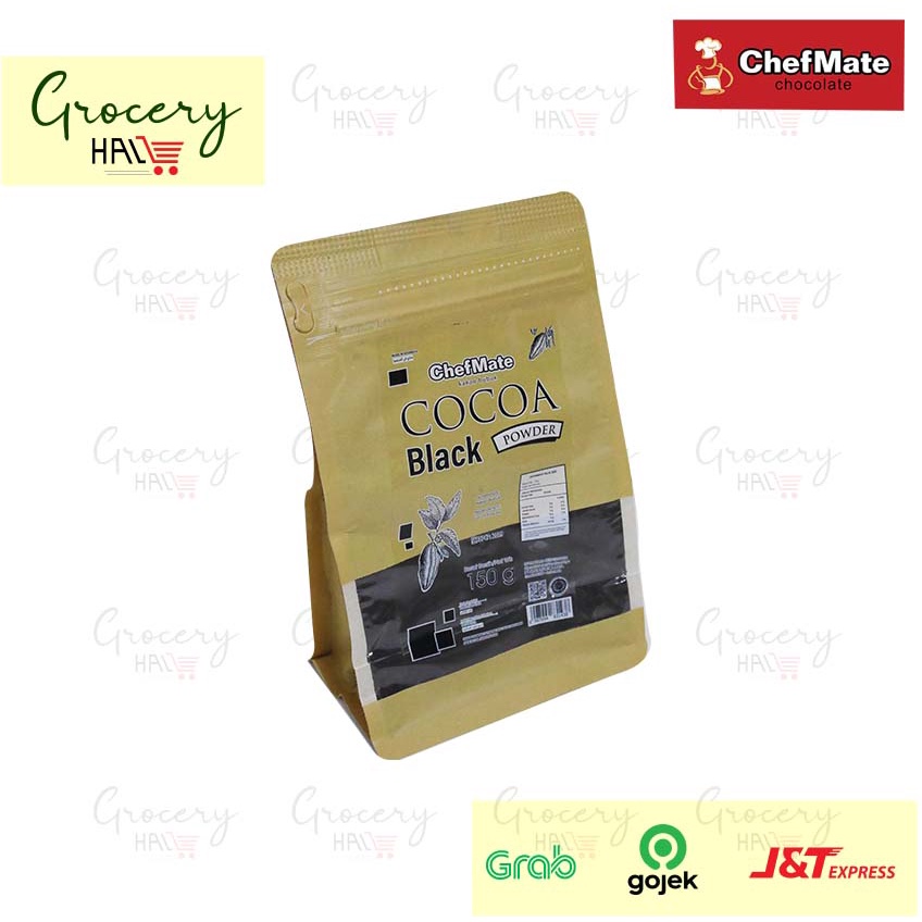 

CHEFMATE BLACK COCOA POWDER 150 GRAM - COCOA POWDER HITAM