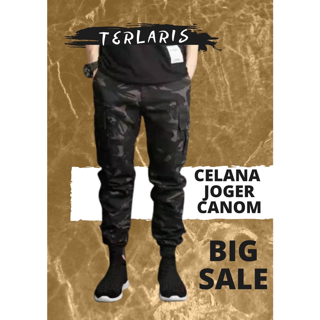{TERLARIS} Celana joger pria  celana jogger army  celana jogger loreng  jogger cowok camo
