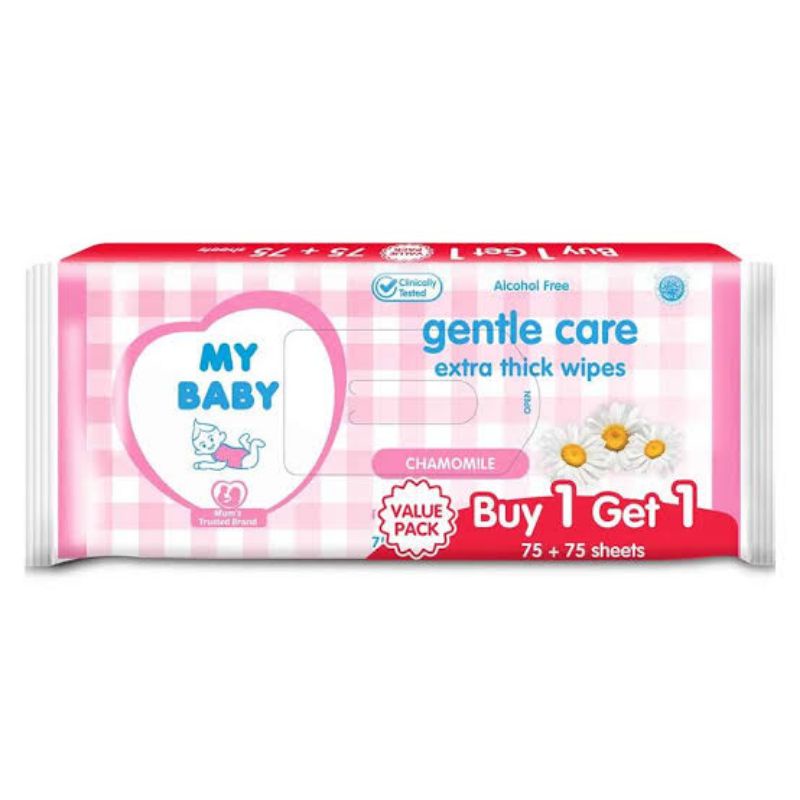 My Baby Wipes Buy1 Get1 50s+50s - MyBaby Tissue Basah 50s Free 50s - Tissu Basah - Tisu Basah Buy 1 Get 1