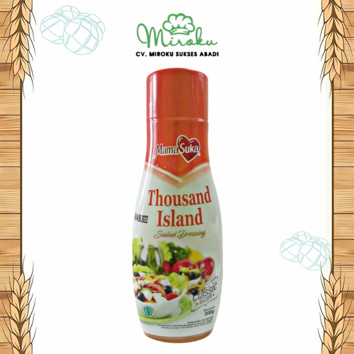 

Mamasuka Thousand Island Salad Dressing/Mayonnaise 300gr