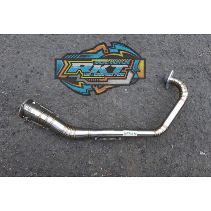 Header Leheran Pipa Knalpot Satria Fu Header Fu + Adaptor Leheran Satria Fu Pipa Knalpot Fu Header F