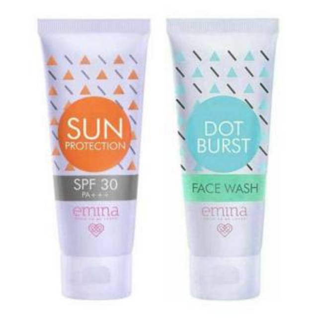 EMINA facial DOT wash Burst pencuci wajah emina kosmetik