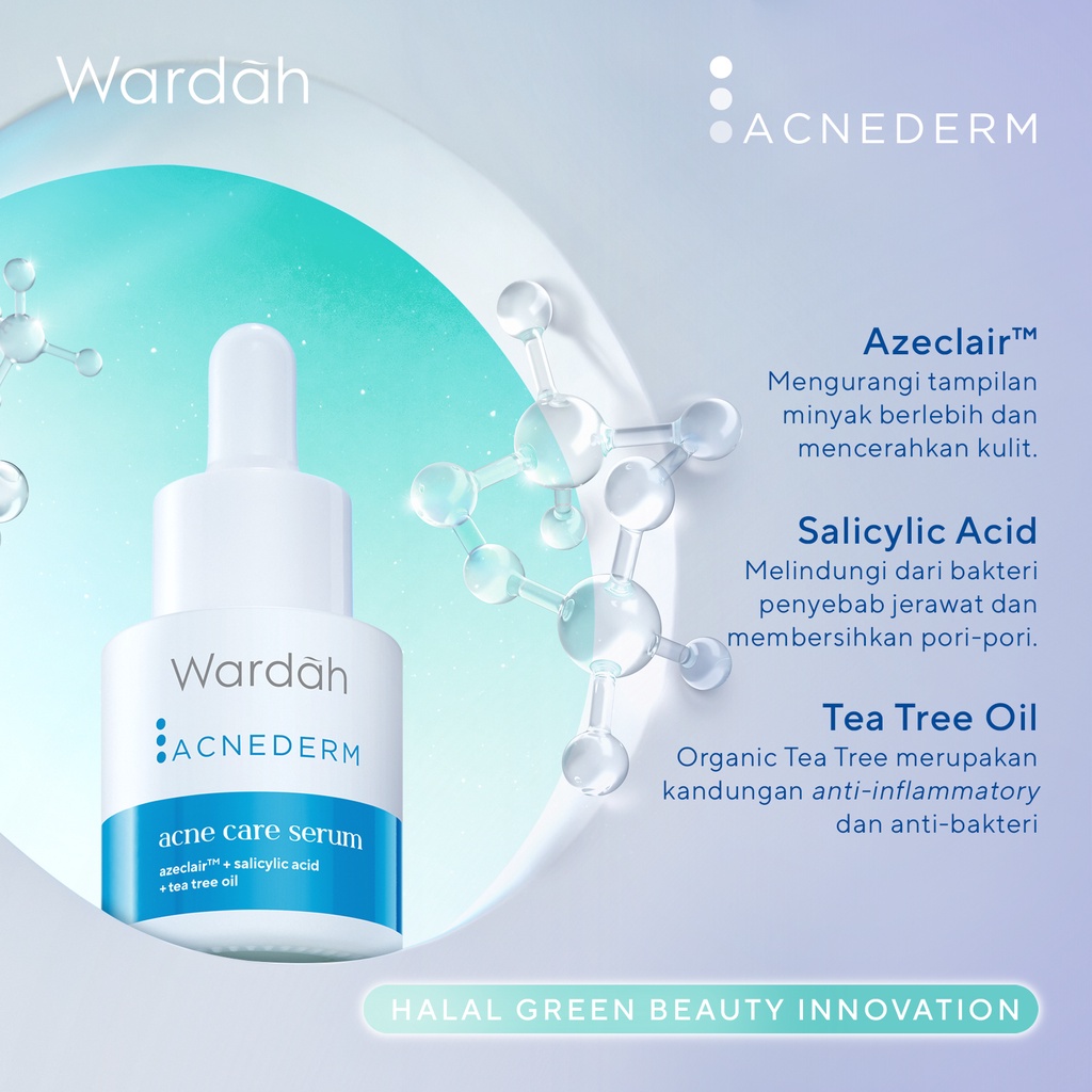 Wardah Acnederm Acne Care Serum 15 ml - Serum Jerawat