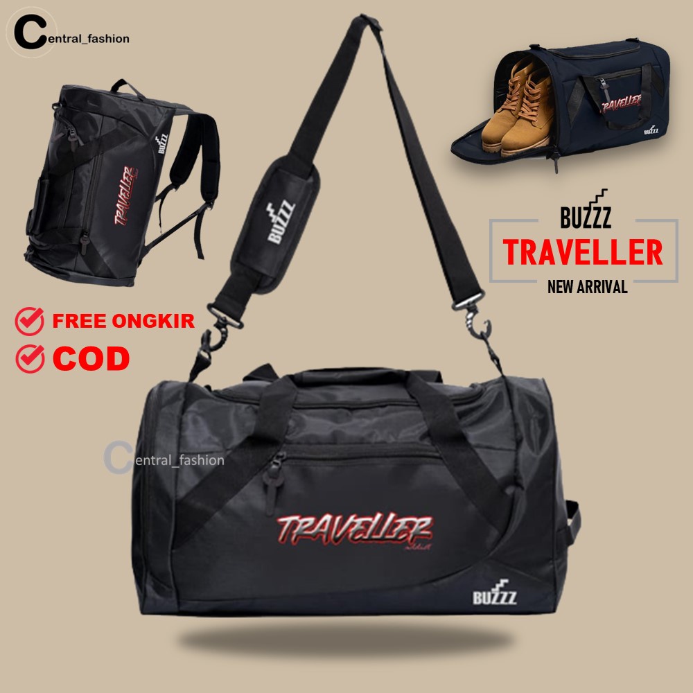 TAS OLAHRAGA FITNES TRAVEL BAJU JINJING DUFFLE GYM RANSEL PAKAIAN DUFFEL BAG TRAVEL PRIA TRAVELBAG