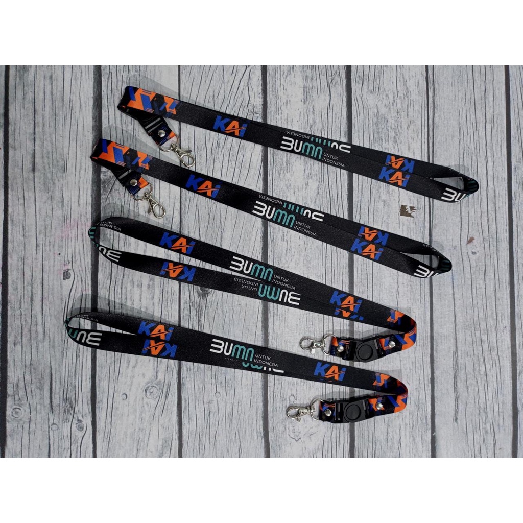 

Pancawarna - Cetak Lanyard KAI BUMN | custom logo | print lanyard - gantungan hp - holder - yoyo logo