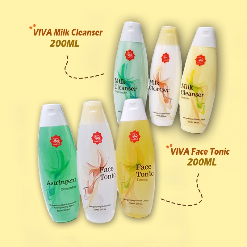Jual Viva Milk Cleanser 200ml Shopee Indonesia