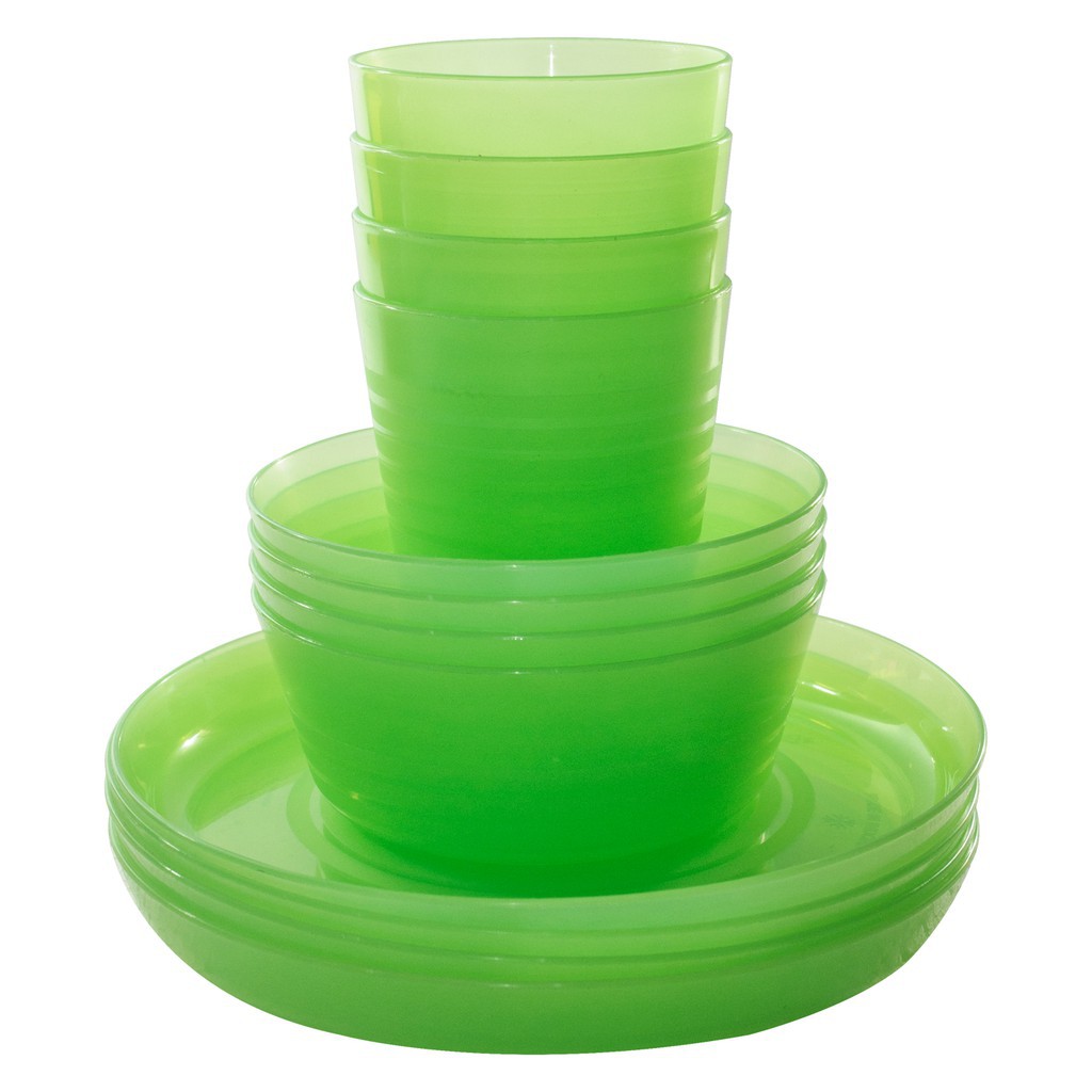 CALISTA SHIGA SET MANGKOK PIRING GELAS ISI 12PCS