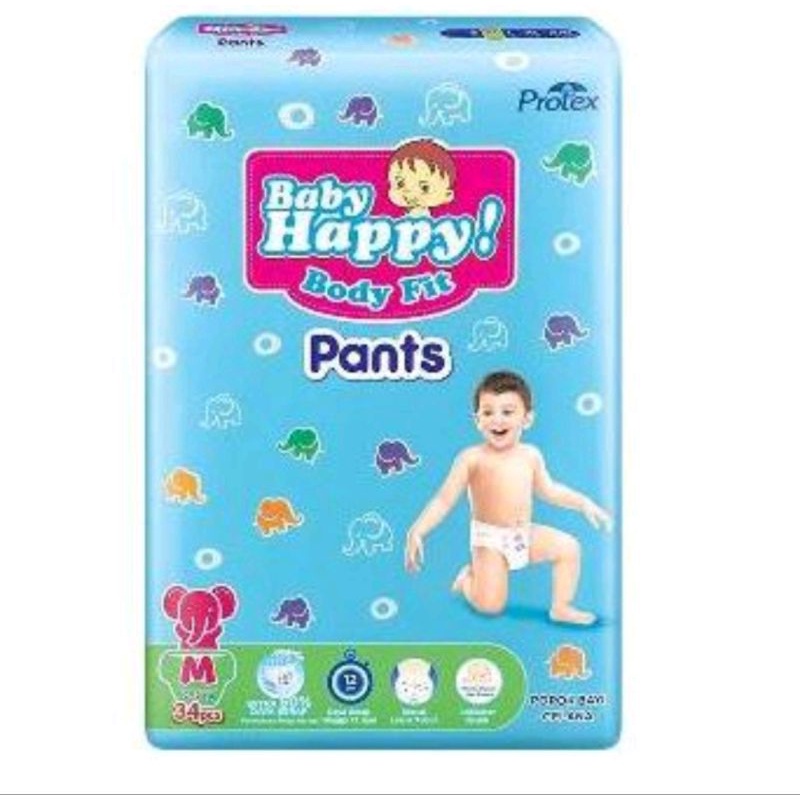 BABY HAPPY PANTS M 34 / DIAPER BABYHAPPY