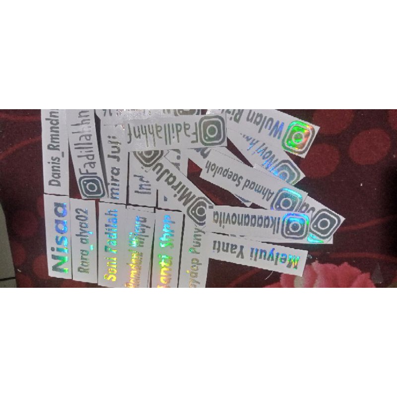 

stiker cutting custom