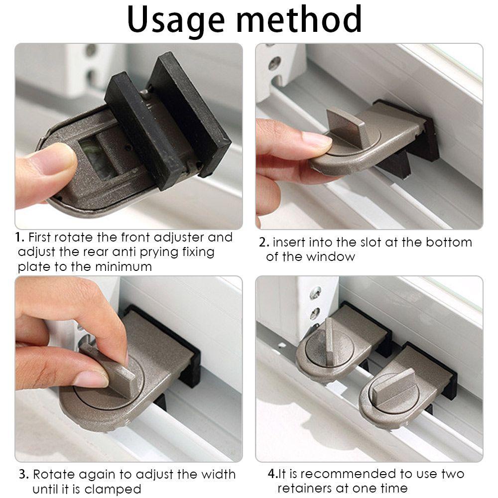 Pineapple Sliding Sash Stopper Window Sliding Door Pintu Pengaman Anak Kunci Lemari Pengaman Jendela Geser