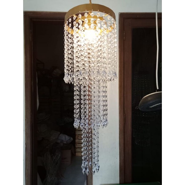 Lampu kristal akrilik Dekorasi Lampu kristal juntai
