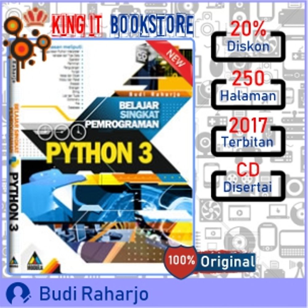 Buku Belajar Singkat Pemrograman PYTHON 3   Budi Raharjo