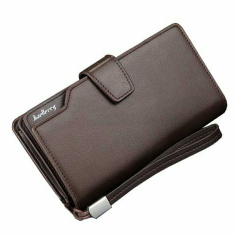 DP19 Dompet Pria Panjang Elegan Baellerry Dengan Zipper dan Kancing