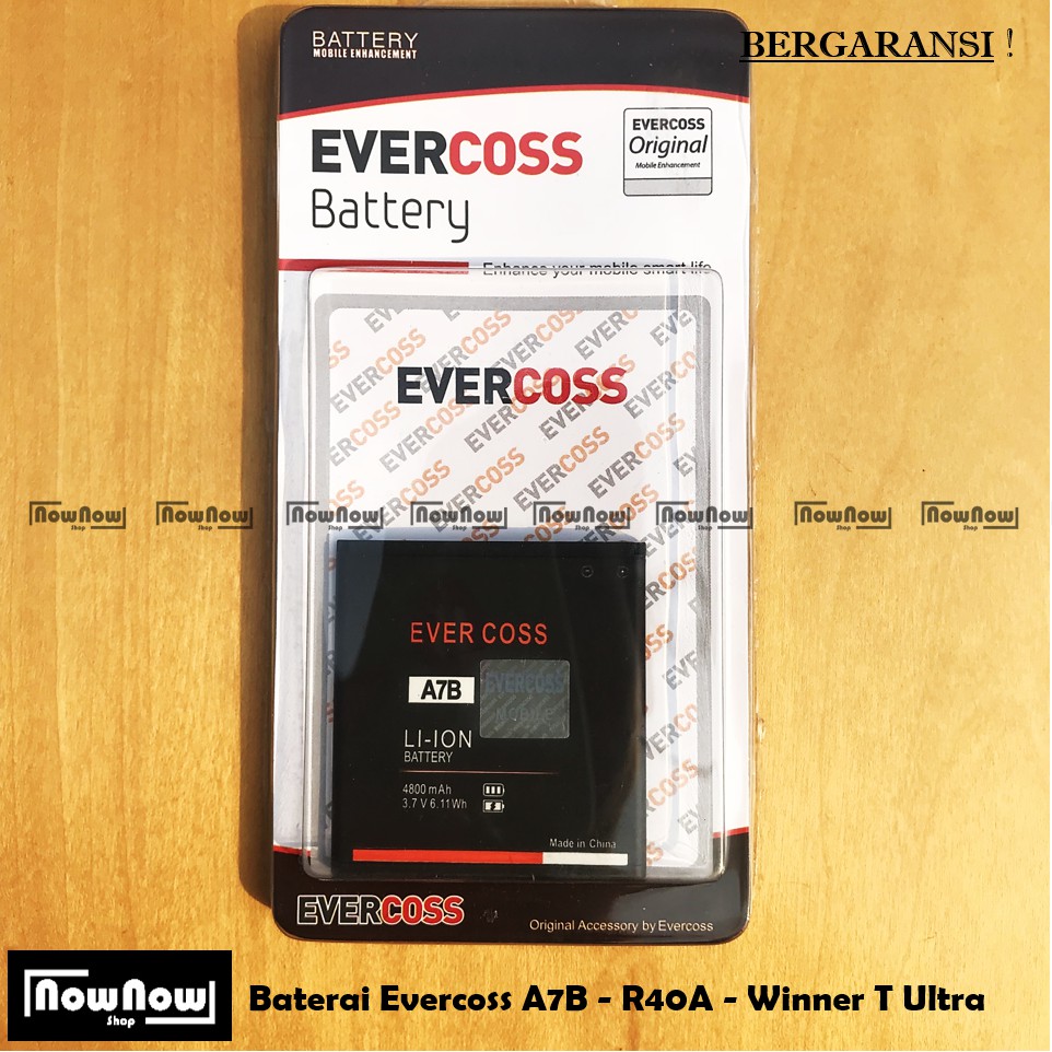 Baterai Evercoss A7B - R40A - Winner T Ultra Original Double Power Batre Battery HP