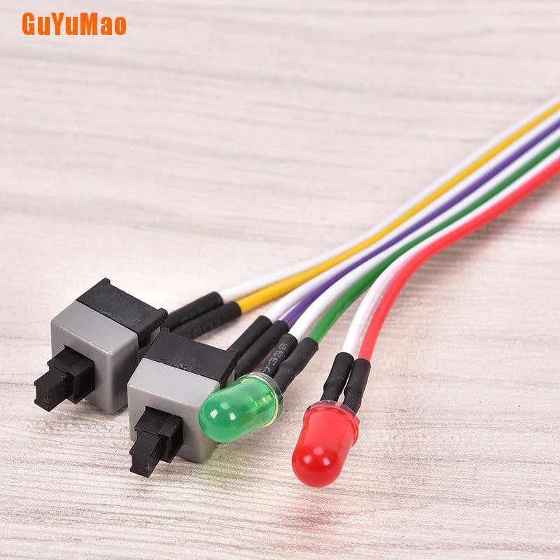 Kabel Motherboard Komputer dengan Lampu LED Panjang 68cm
