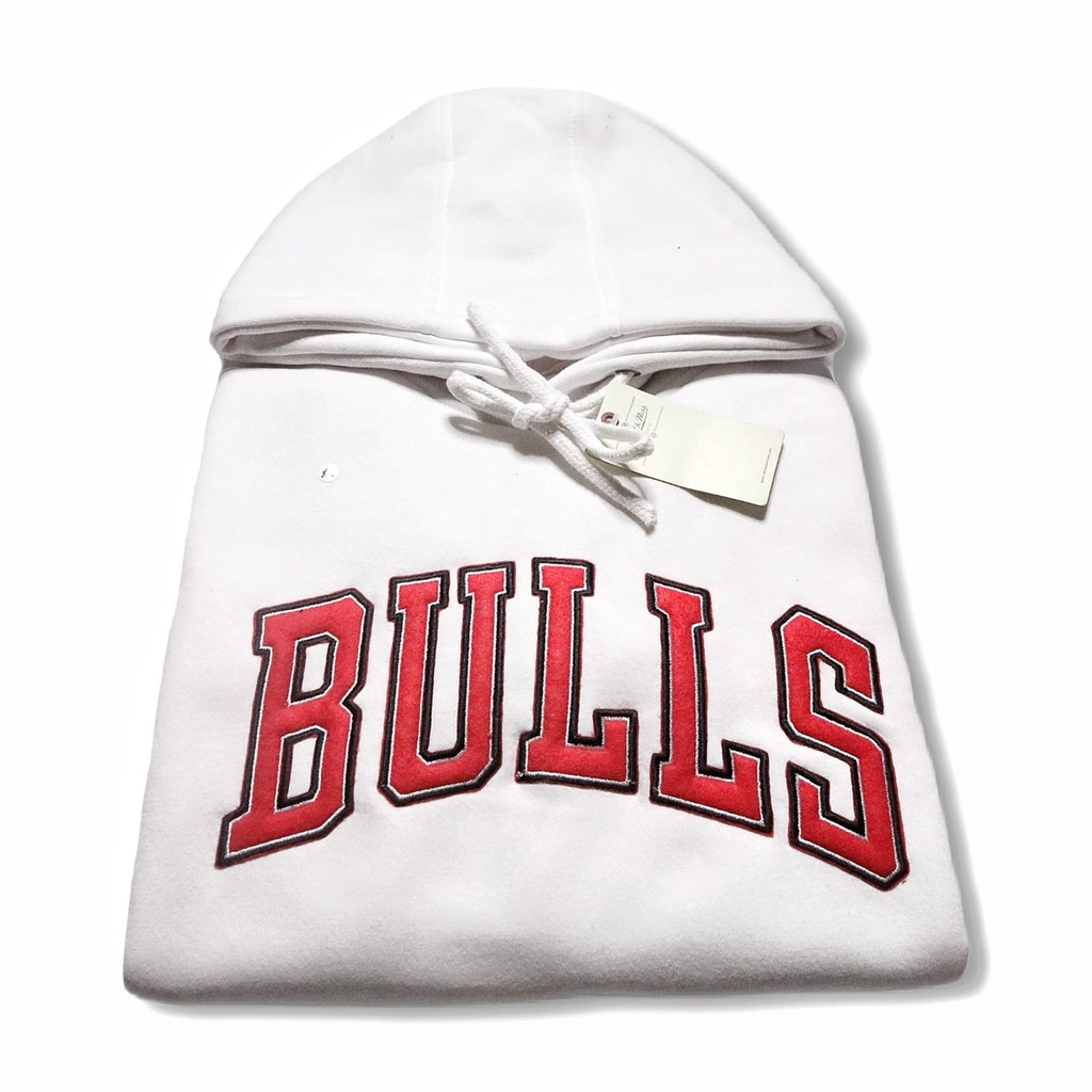 SWEATER HOODIE NBA BULLS WHITE EDITION | HOODIE PRIA BULLS | SWEATER HOODIE BULLS KATUN