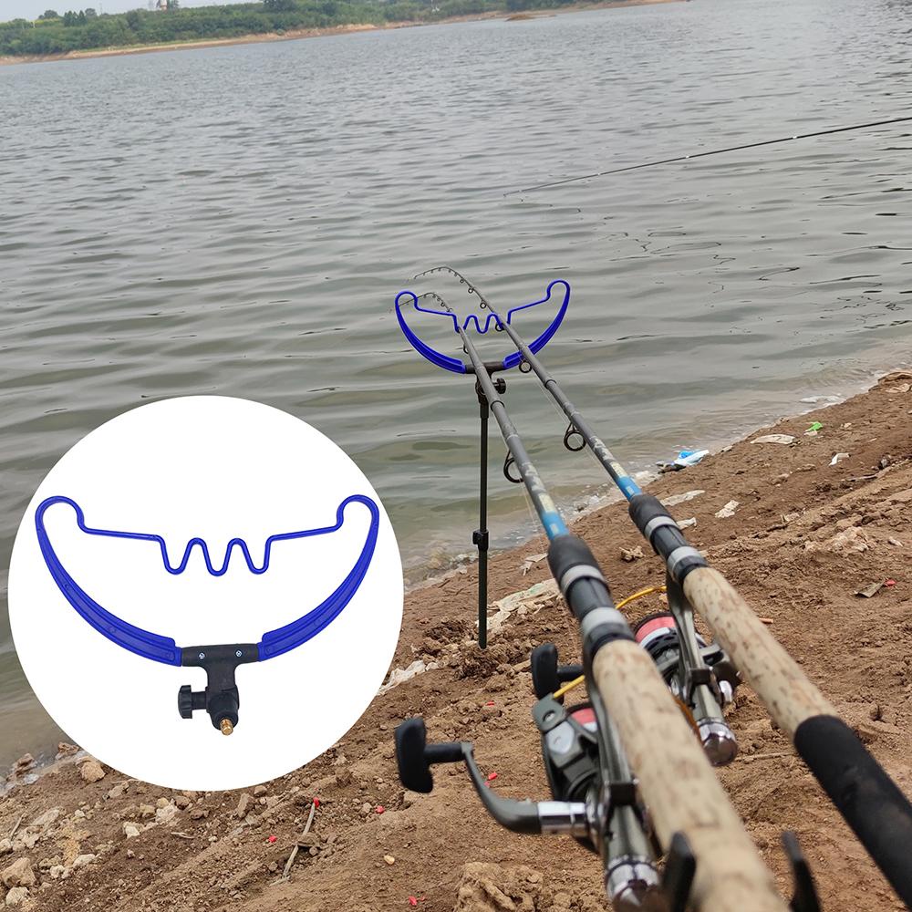 Lanfy Bracket Pancing Portable Insert Fishing Rod Holder Penyangga Penyangga Stand Bracket Outdoor Rod Stand Tiang Braket