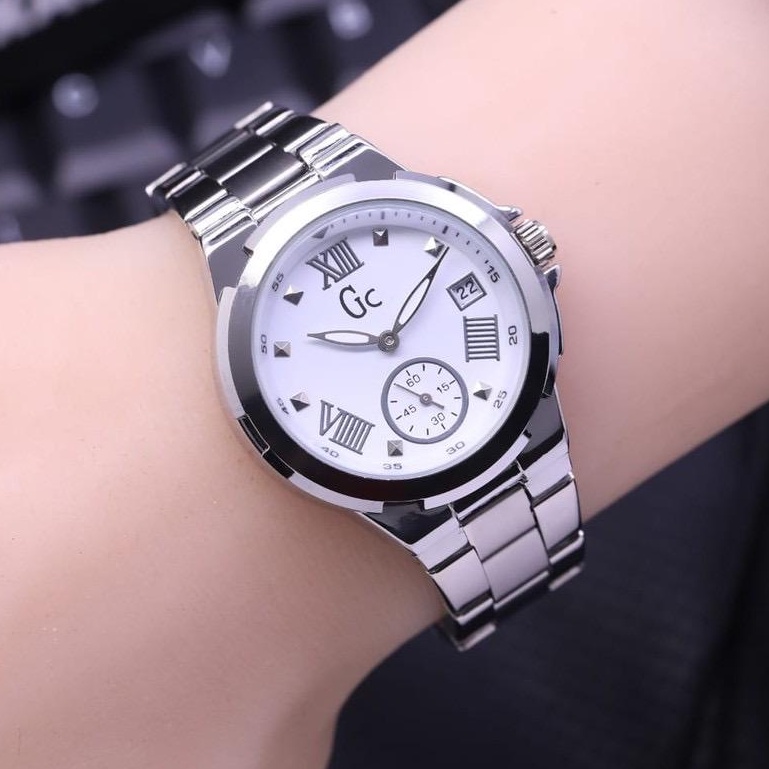 jam tangan wanita / cewek GC COLLECTION ,SECOND DIAL RANTAI