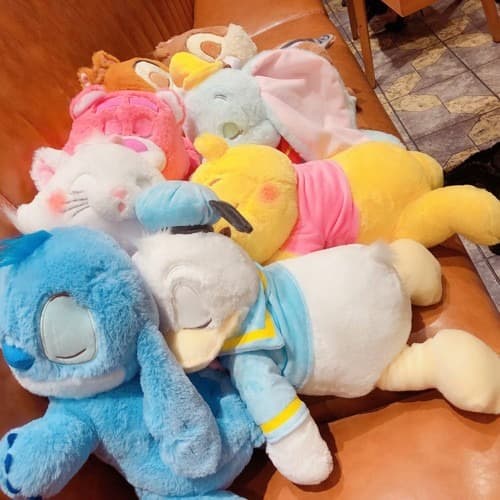 BONEKA SLEEPING DUMBO WINNIE THE POOH STITCH LOTSO TSUM TSUM IMPOR