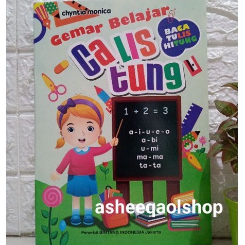 Buku Gemar Belajar Calistung Baca Tulis Hitung