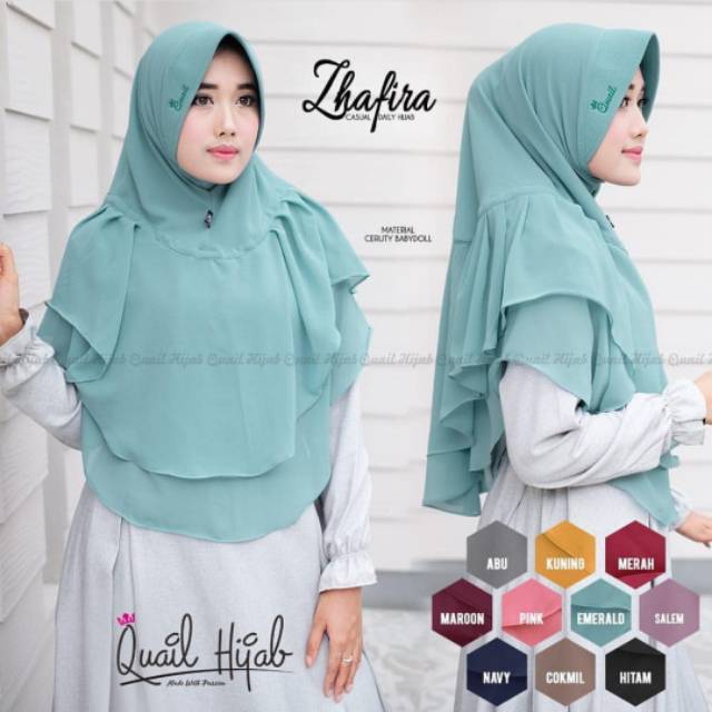 ZHAFIRA KHIMAR ORI QUAIL HIJAB