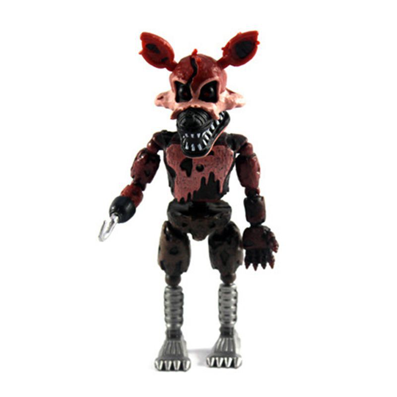 19cm 6pcs FNAF Five Nights At Freddy's Light Action Figures Game Toys Collection Boneka Doll