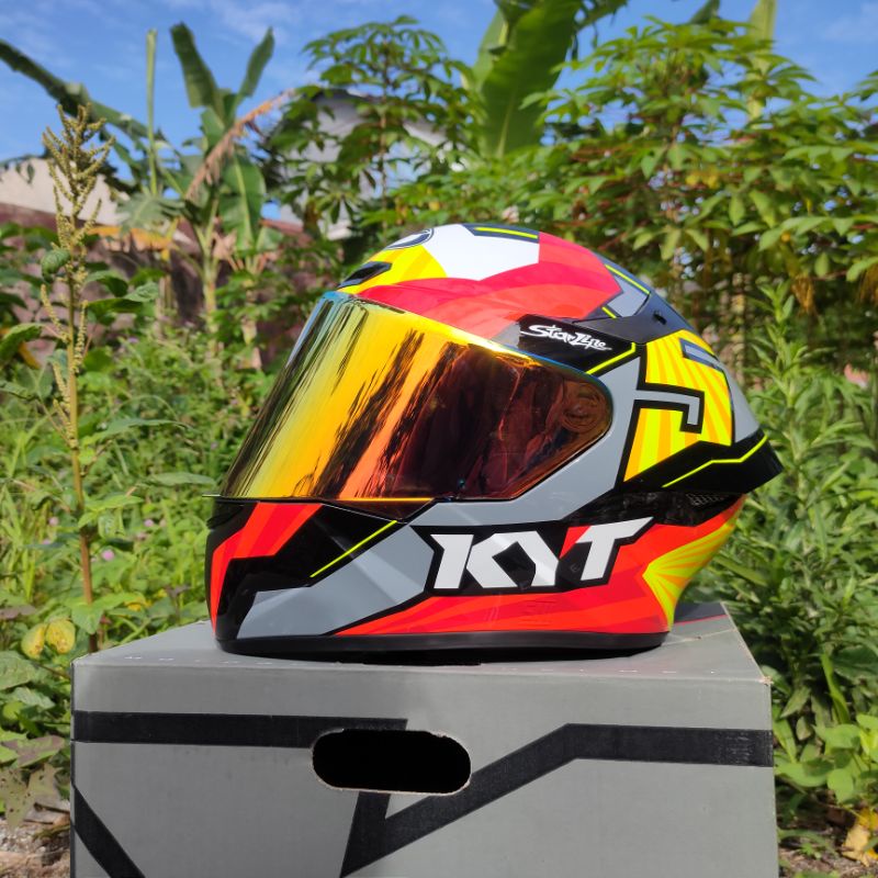 HELM KYT TT COURSE JAUME MASIA Paket ganteng