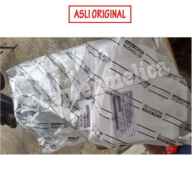 Ori 2 lubang tabung Botol Tengki cadangan air wiper Agya Ayla 2013 2014 2015 2016 2017 tutup Gagang 